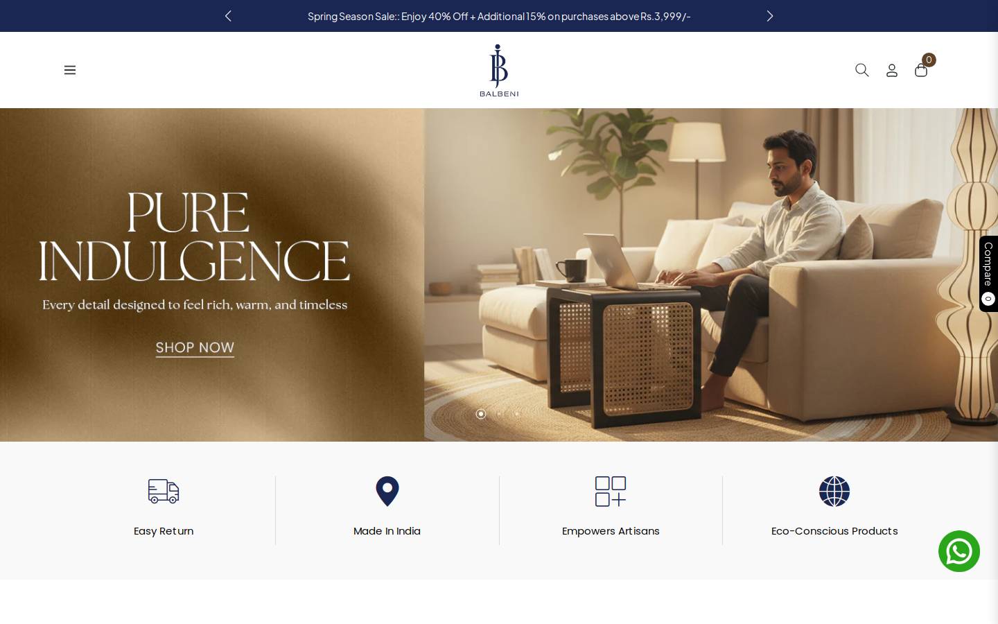 balbeni.com homepage screenshot