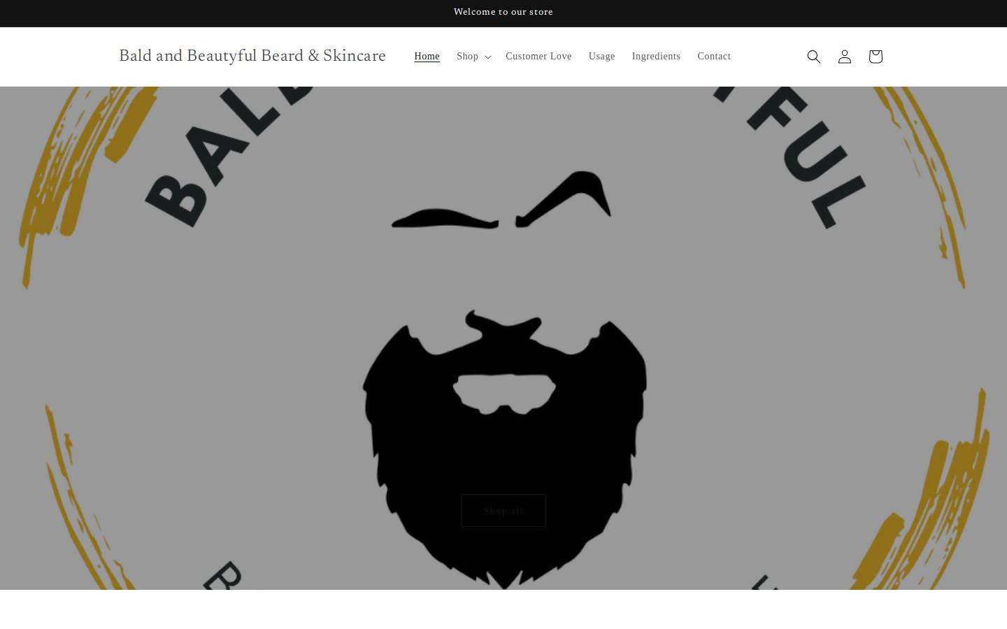 baldandbeautyful.com homepage screenshot