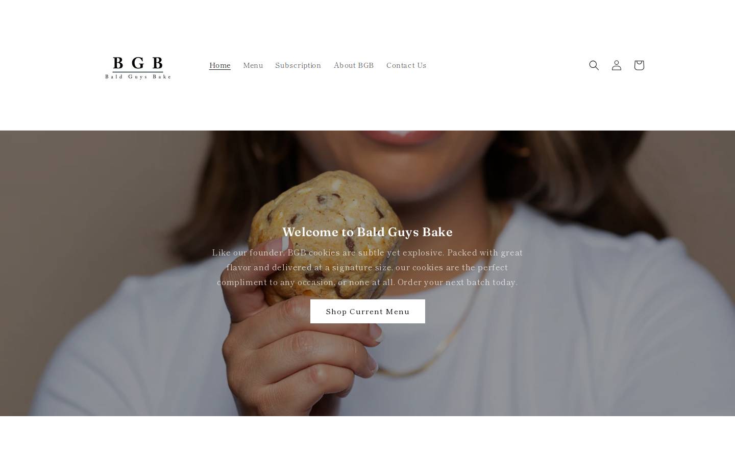 baldguysbake.com homepage screenshot