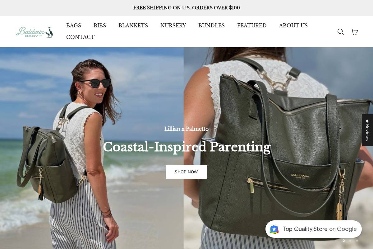 baldwinbabyco.com homepage screenshot