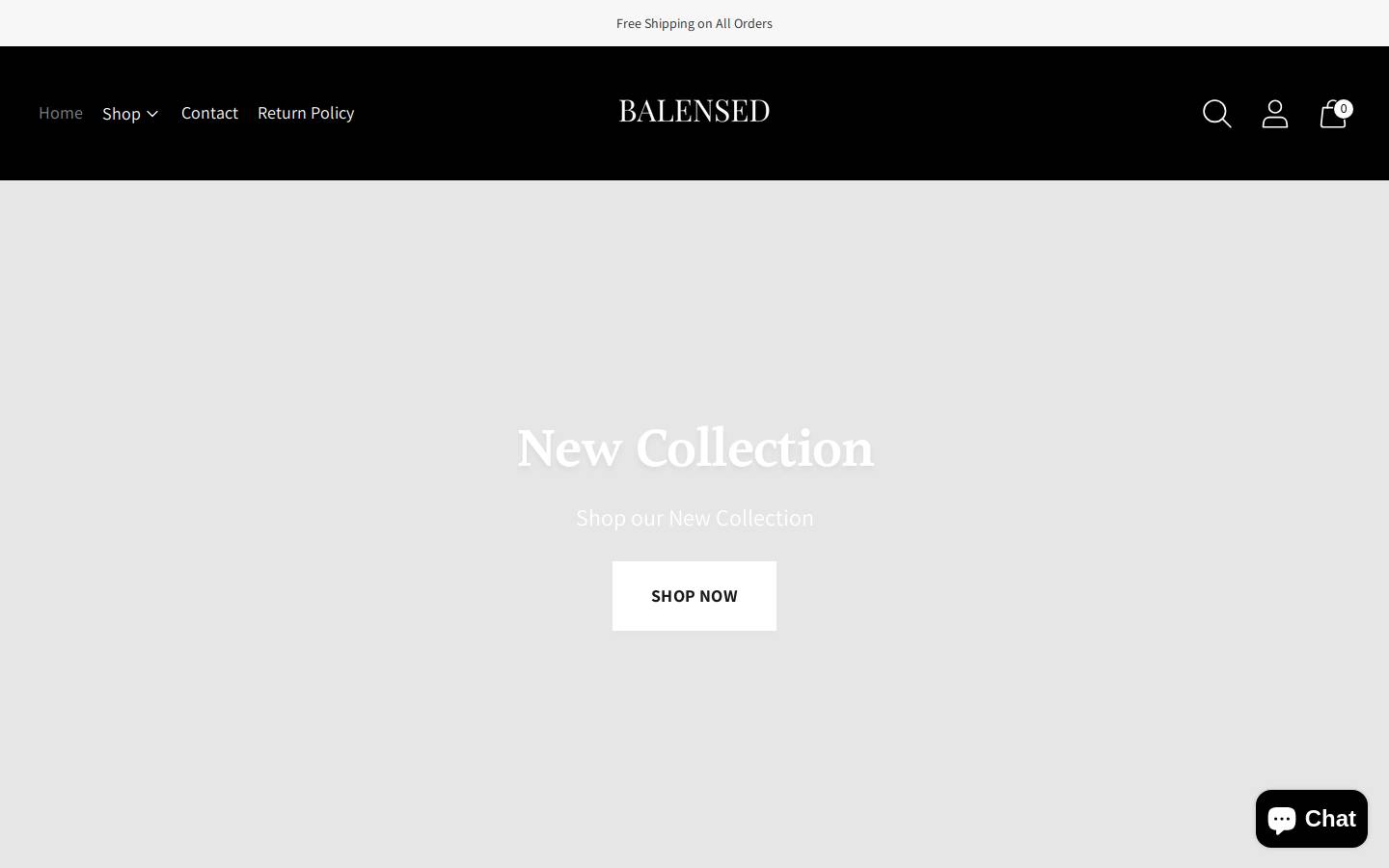 balensed.com homepage screenshot