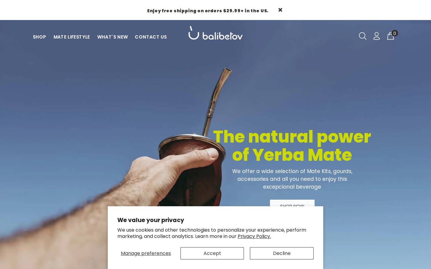 balibetov.com homepage screenshot