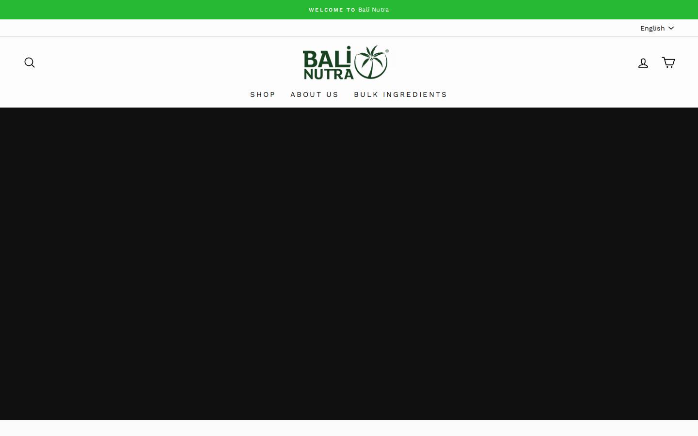 balinutra.com homepage screenshot