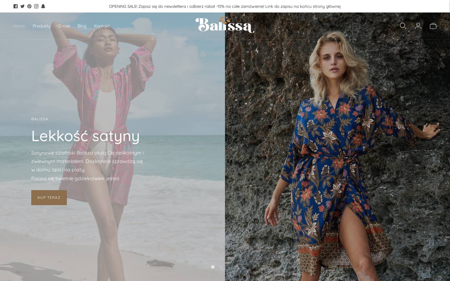 balissa.pl homepage screenshot