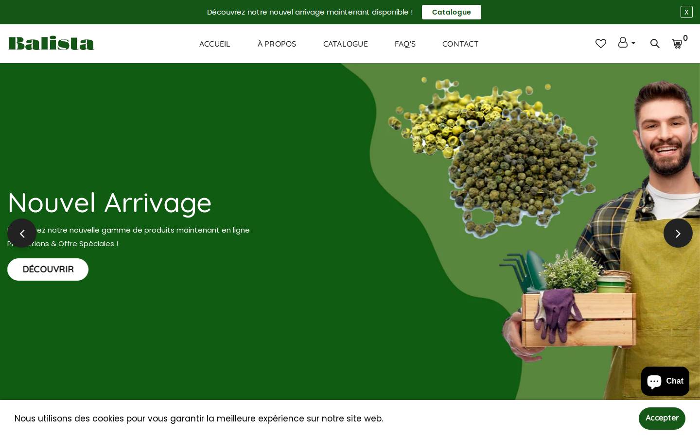 balista.fr homepage screenshot