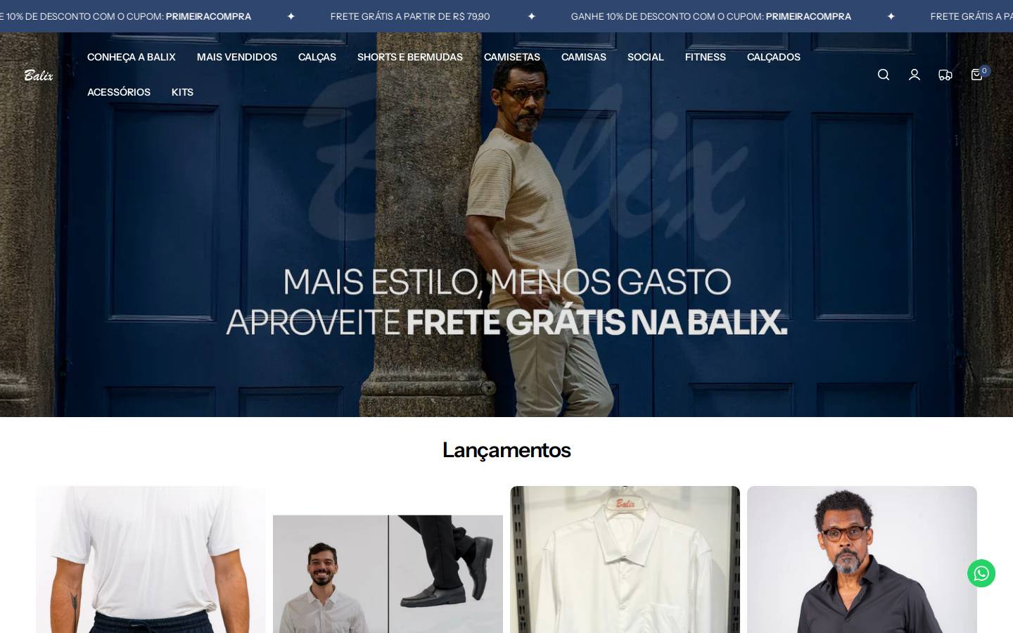 balix.com.br homepage screenshot