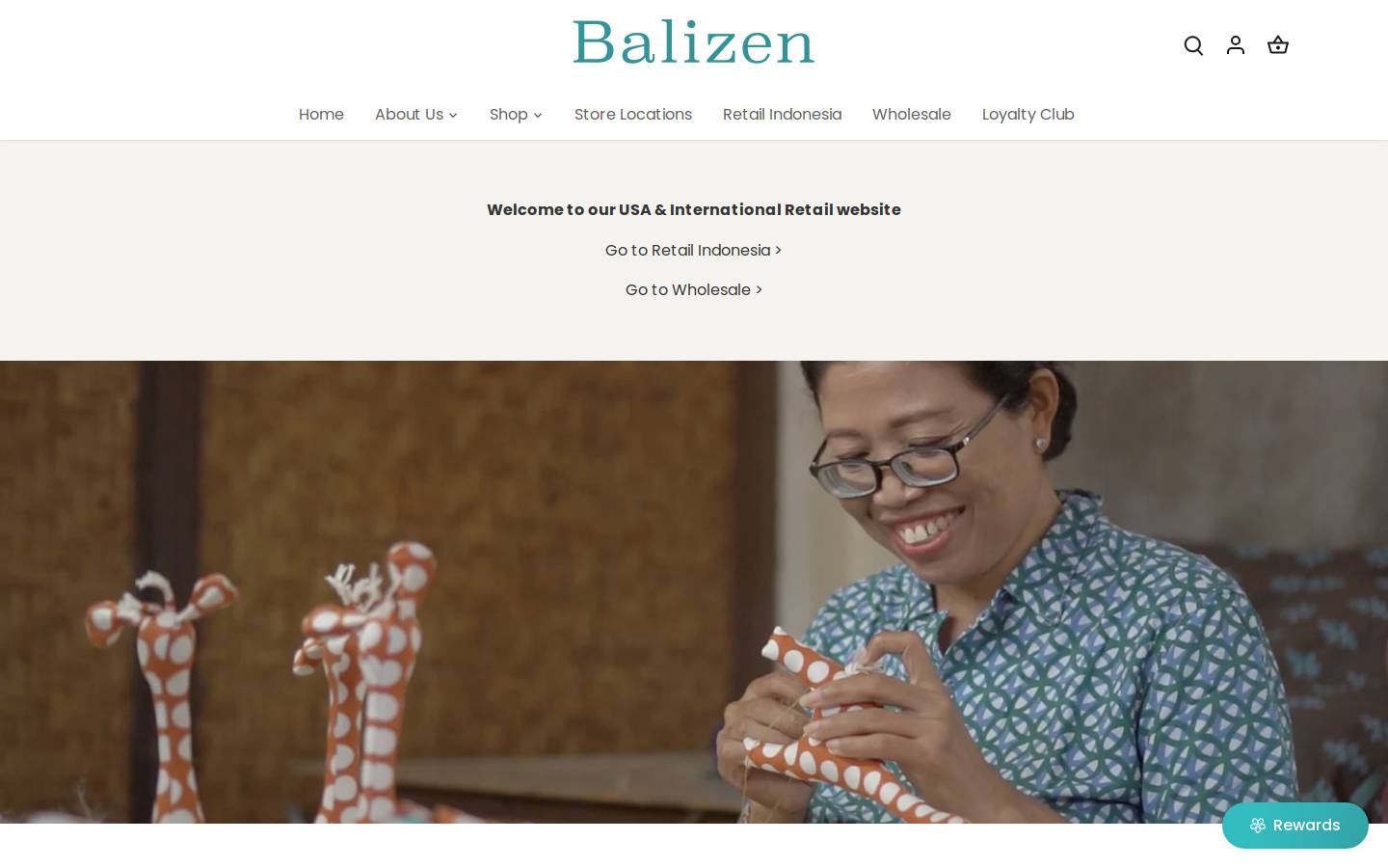 balizenhome.com homepage screenshot