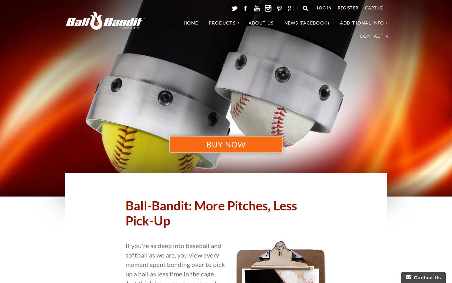 ball-bandit.com homepage screenshot