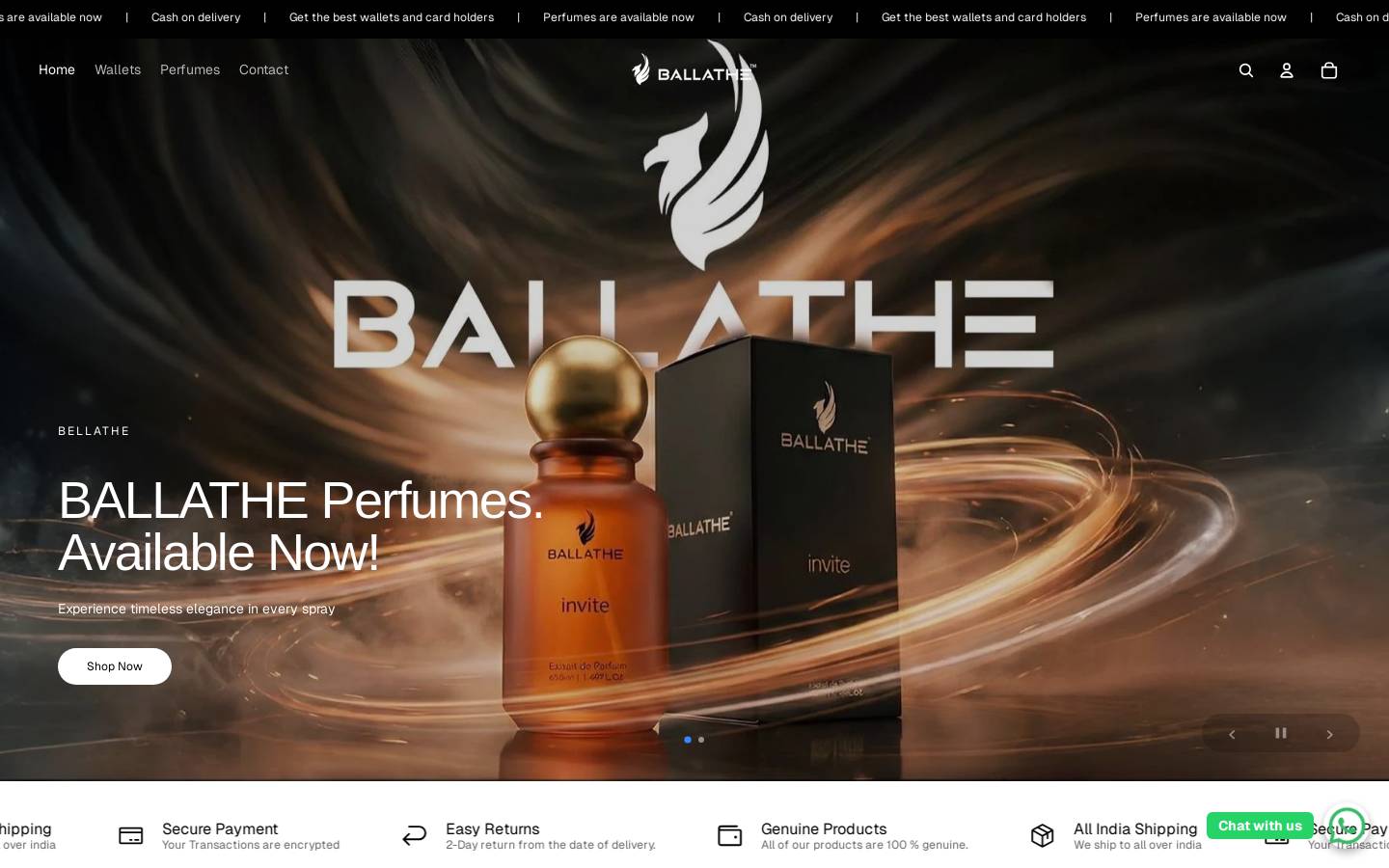 ballathe.com homepage screenshot