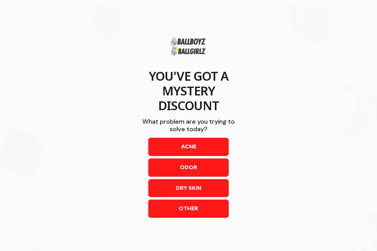 Ballboyzsoap homepage screenshot