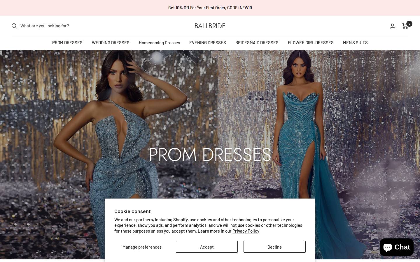 Ballbride homepage screenshot