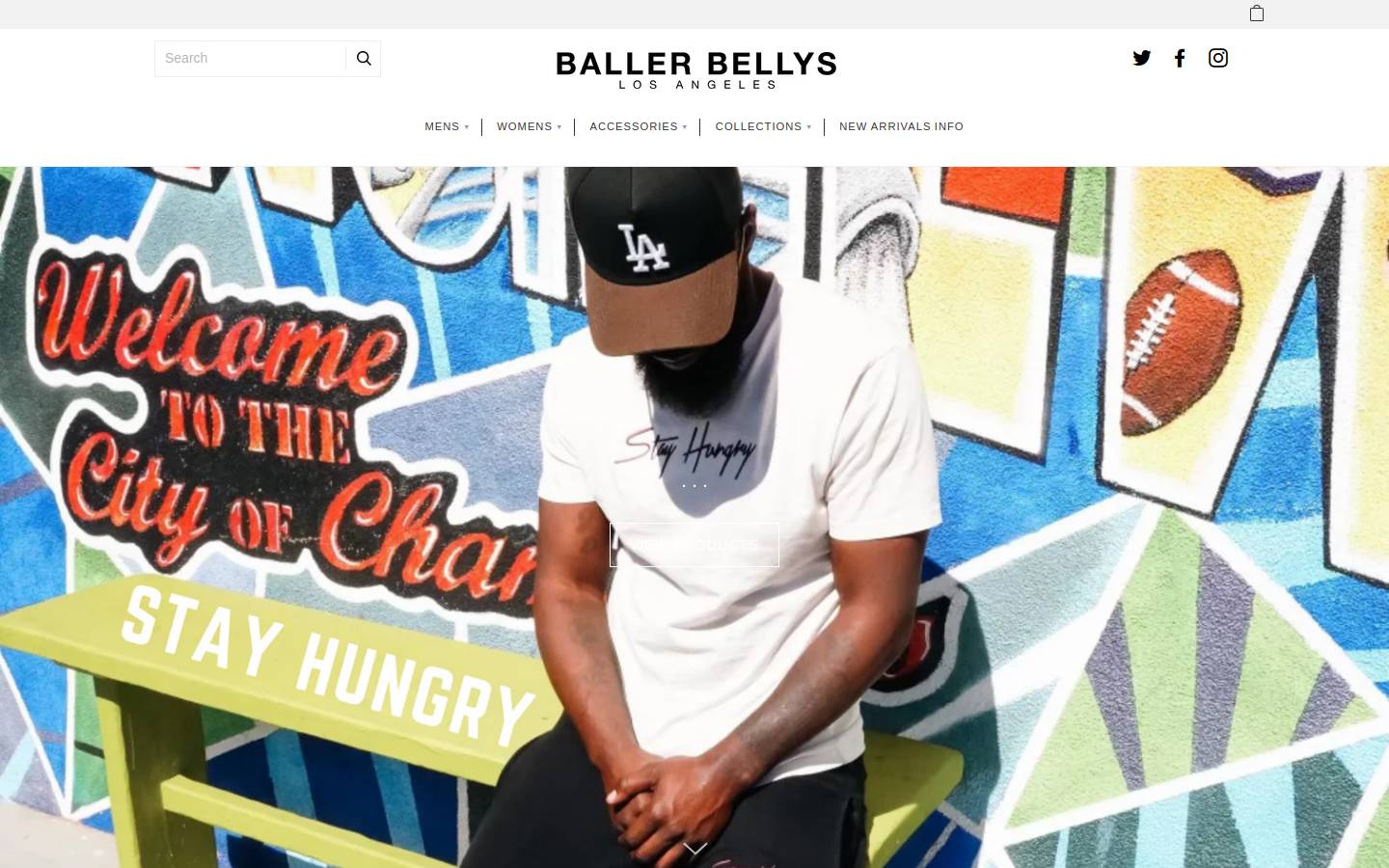 ballerbellys.com homepage screenshot
