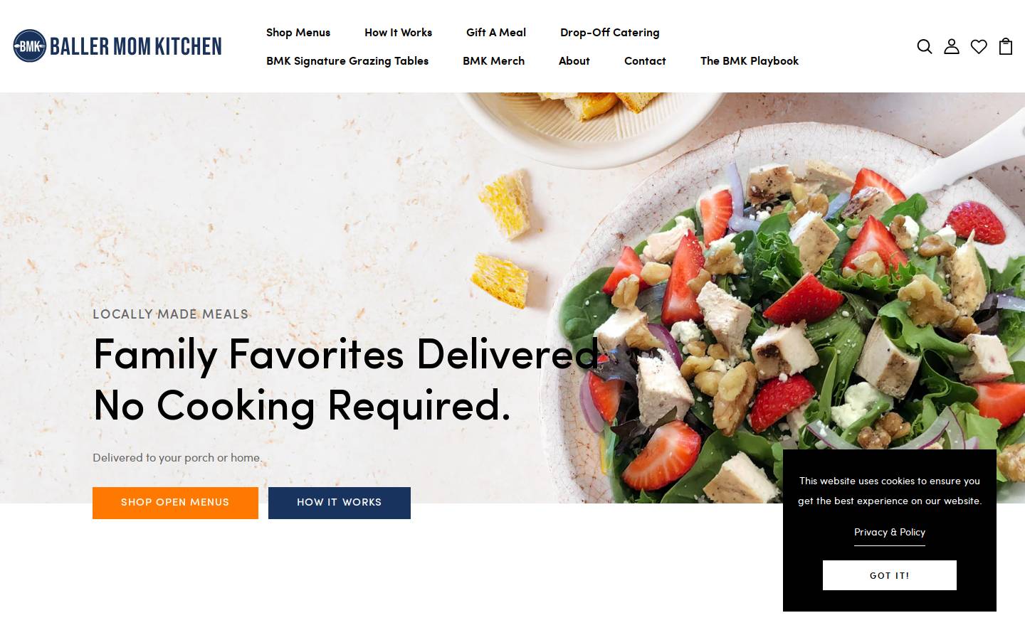 ballermomkitchen.com homepage screenshot