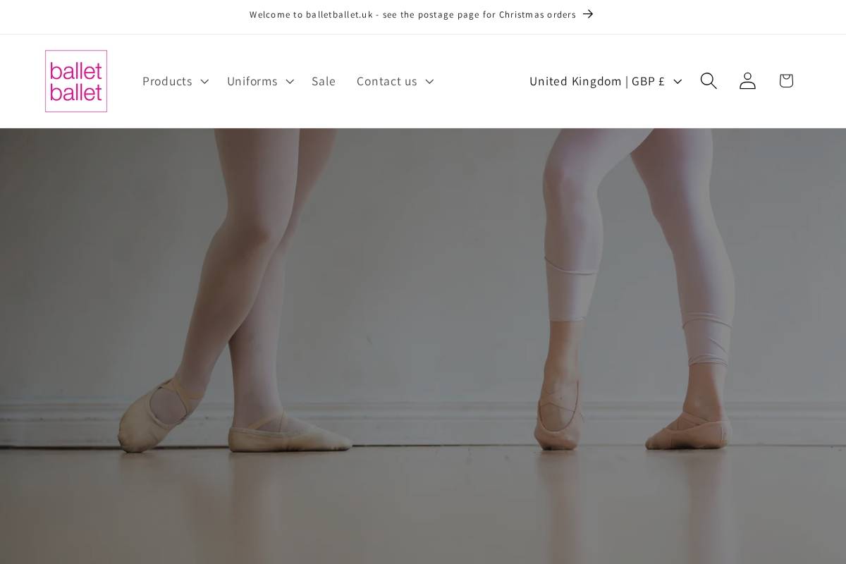 balletballet.uk homepage screenshot
