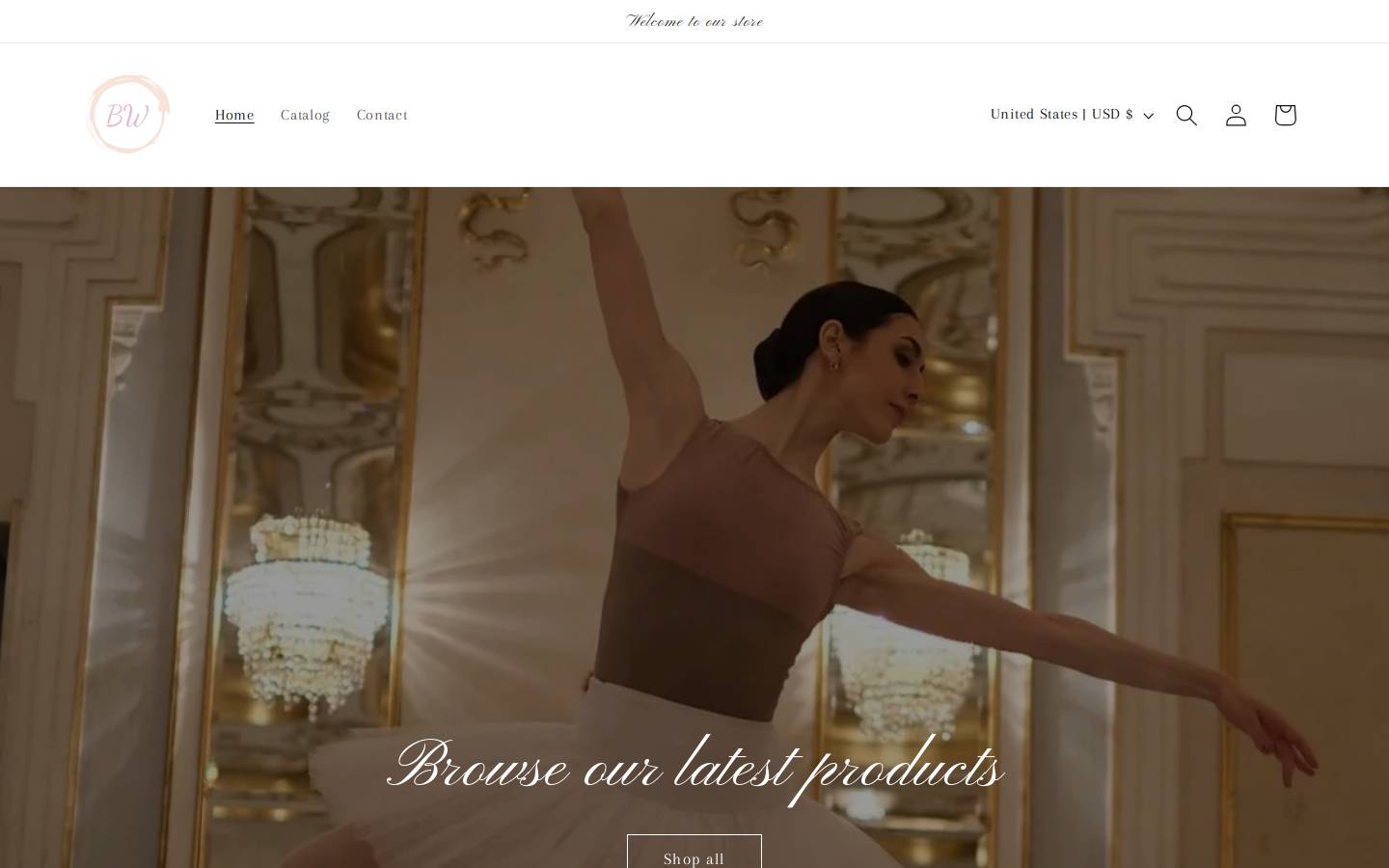 balletwhispers.com homepage screenshot