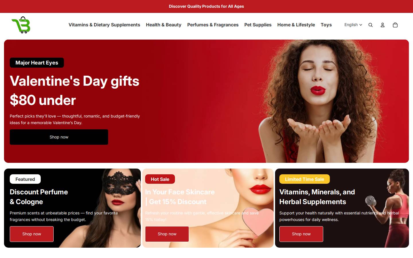 ballimart.com homepage screenshot