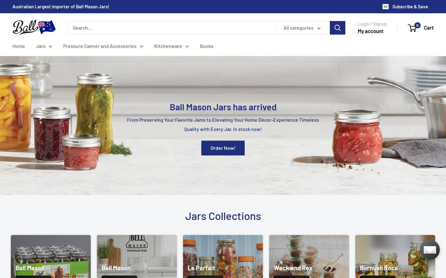 Ballmason homepage screenshot
