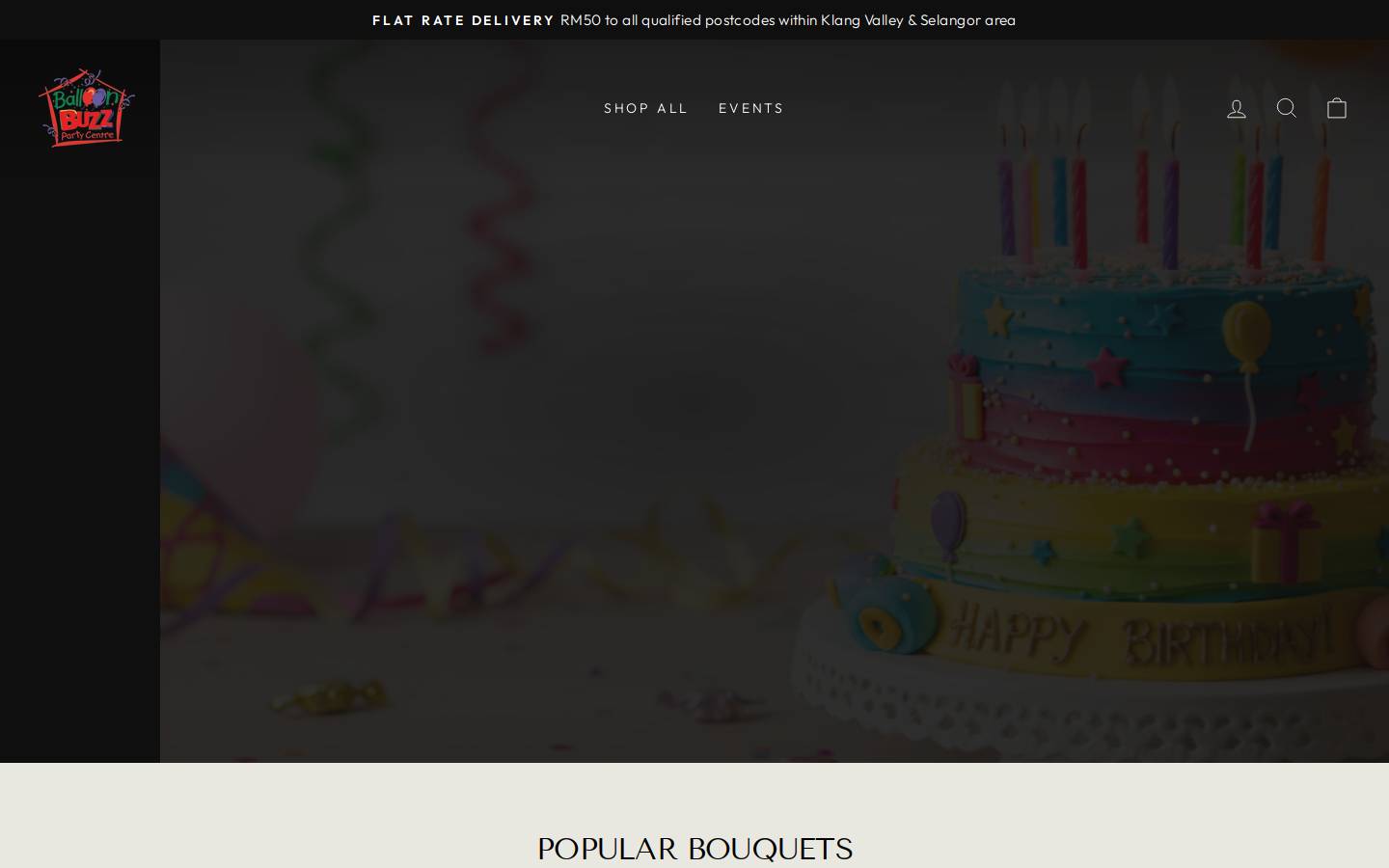 balloonbuzz.com homepage screenshot