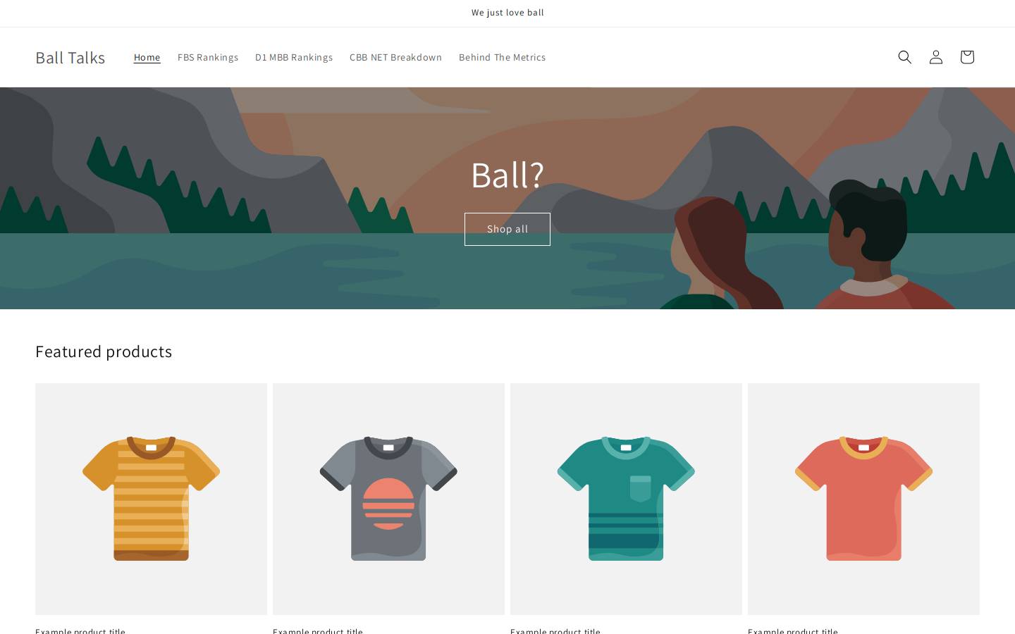 balltalks.com homepage screenshot