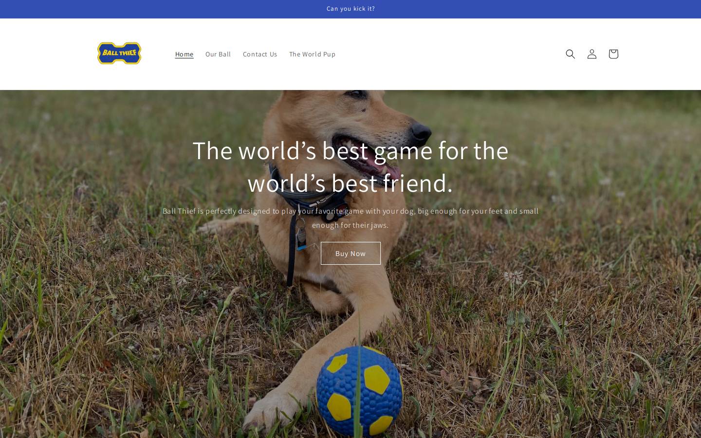 ballthief.com homepage screenshot