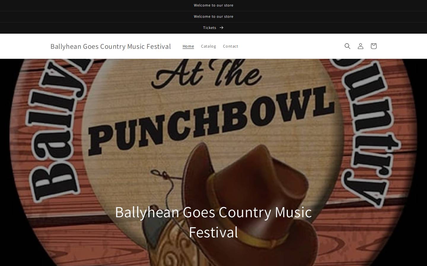 ballyheanegoescountry.com homepage screenshot