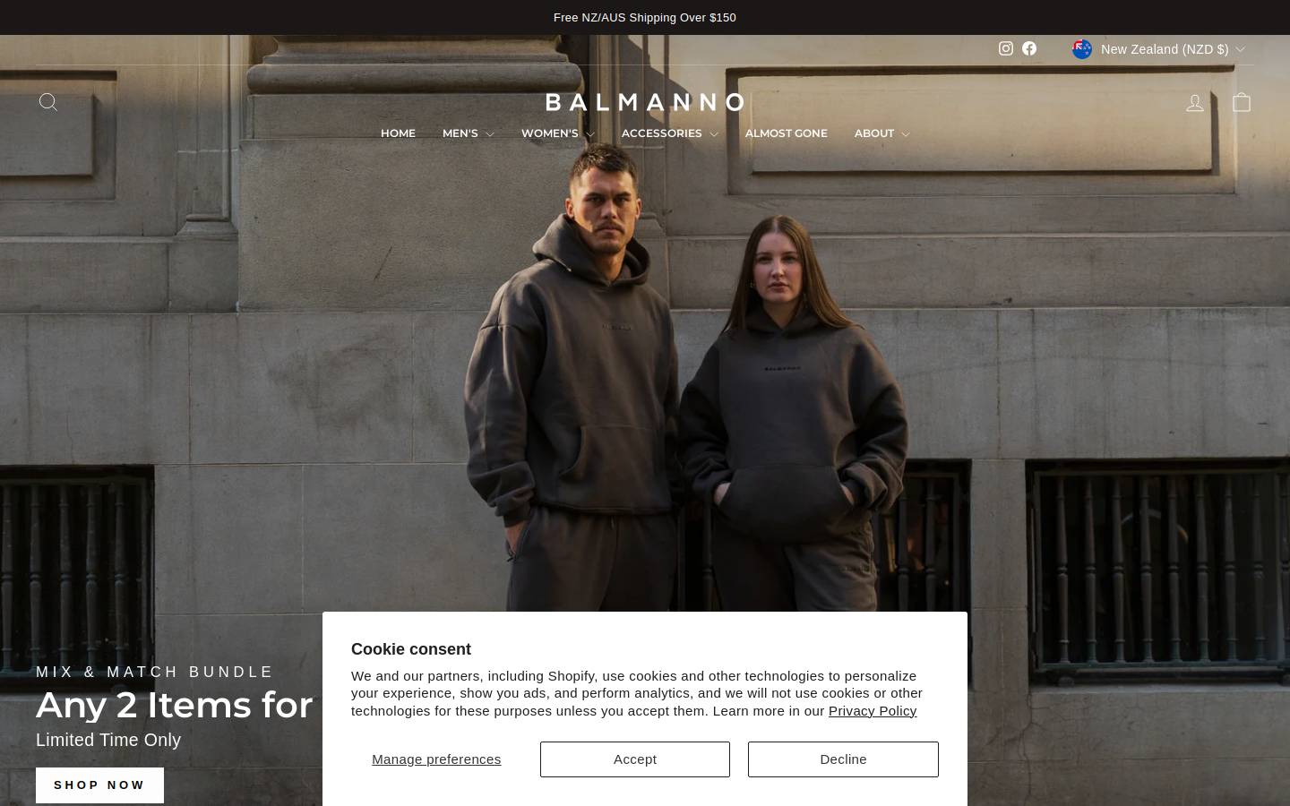 balmanno.co.nz homepage screenshot