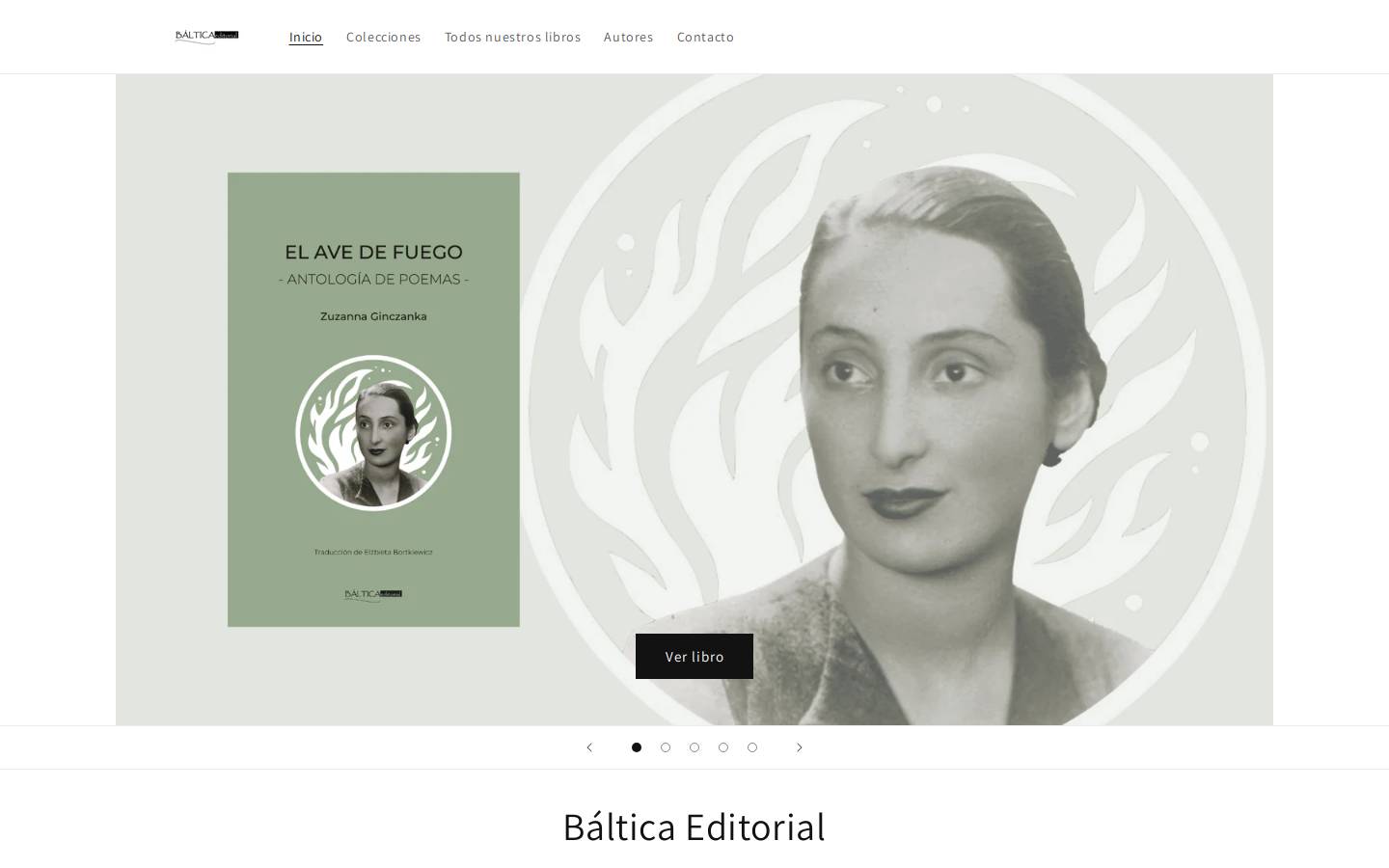 balticaeditorial.com homepage screenshot