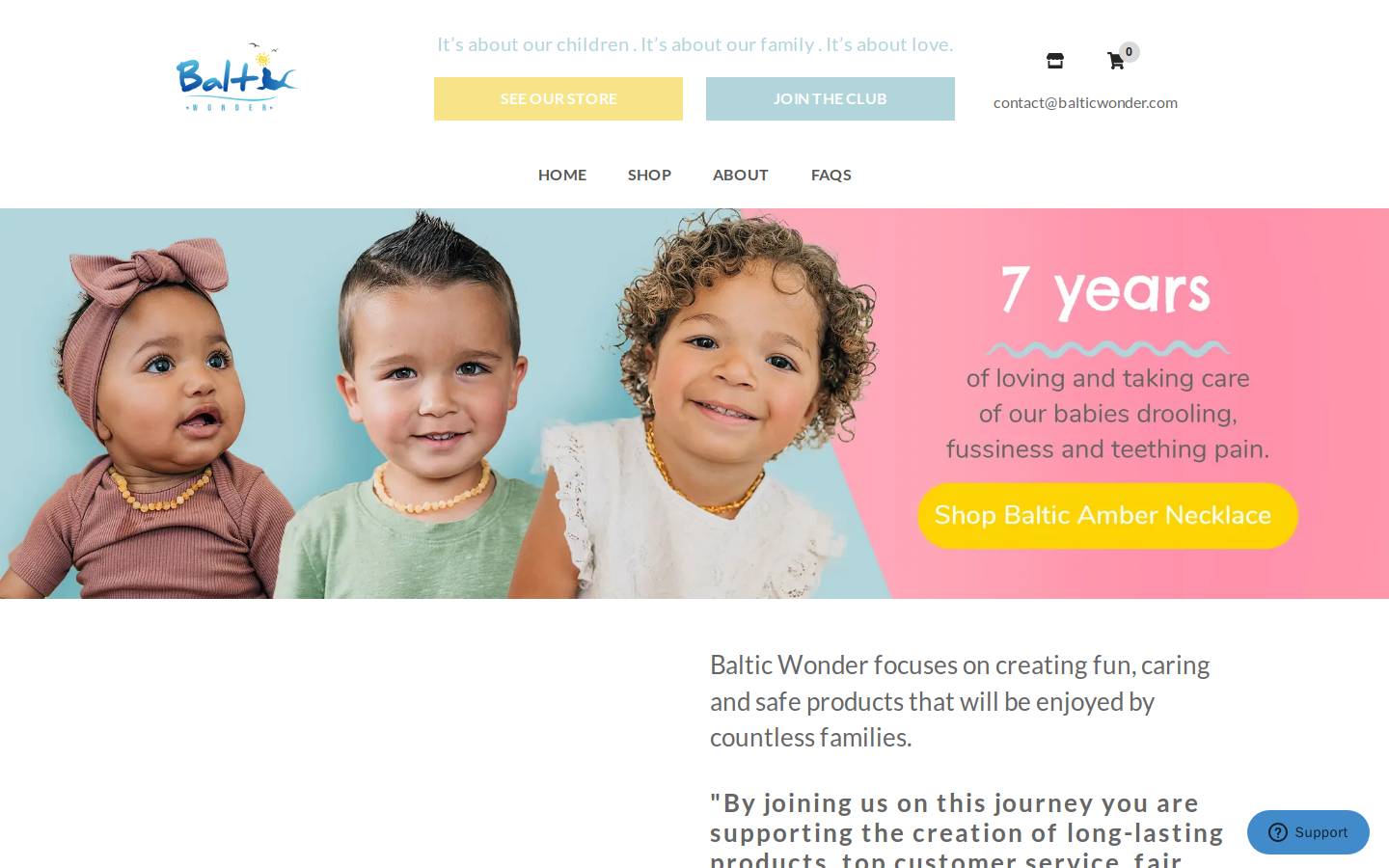 balticwonder.com homepage screenshot