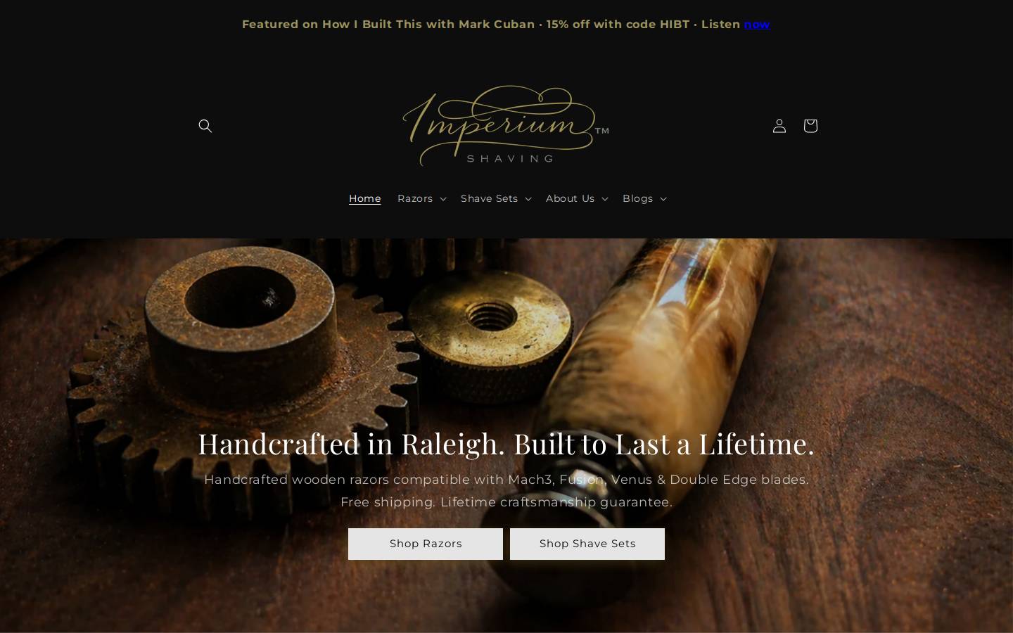 baltimorerazor.com homepage screenshot