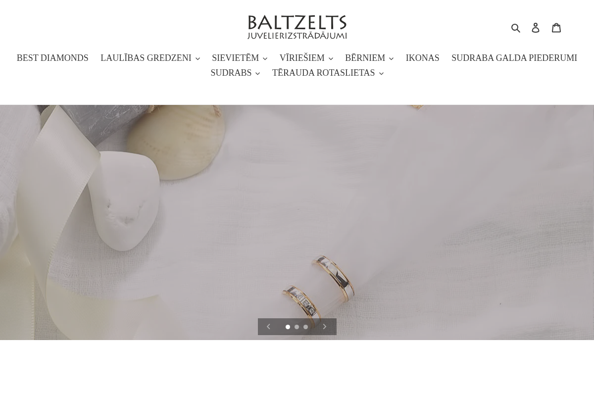 BALTZELTS homepage screenshot