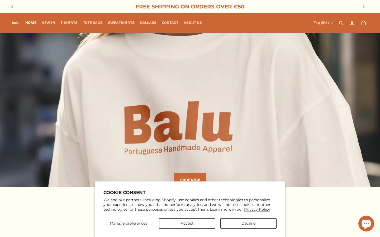 balu.pt homepage screenshot