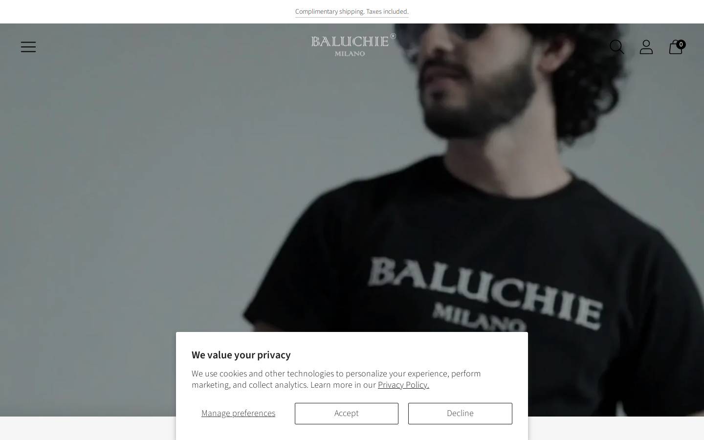 baluchie.com homepage screenshot
