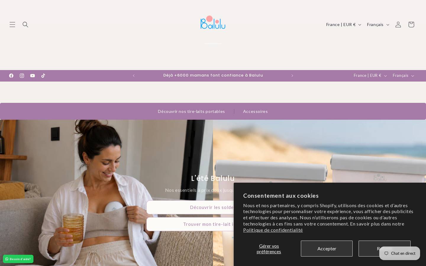 balulu homepage screenshot
