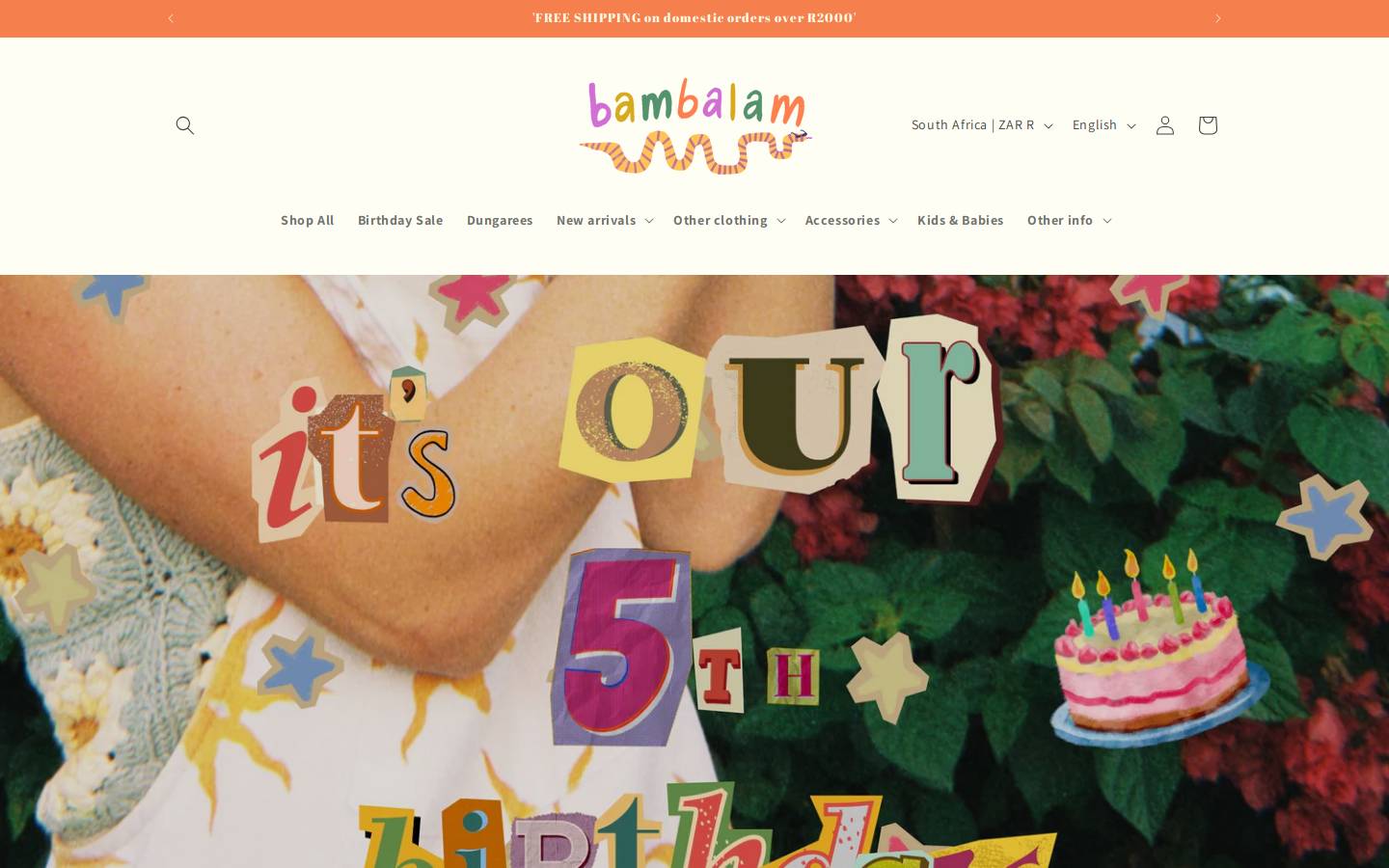 Bambalamlife homepage screenshot