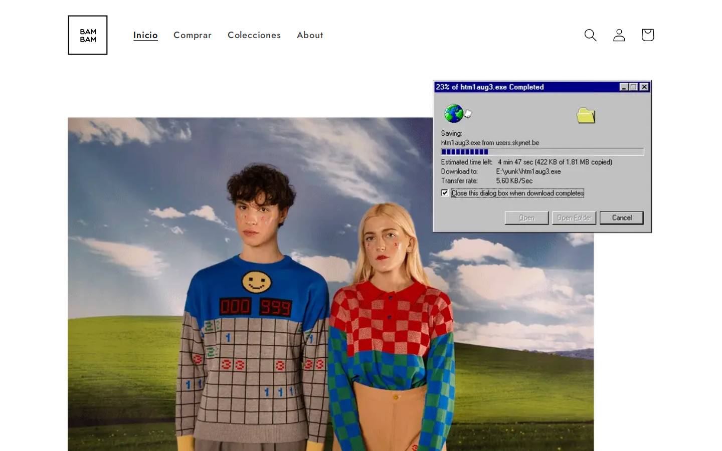 bambam.es homepage screenshot