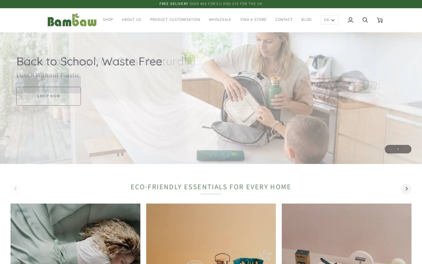 Bambaw homepage screenshot