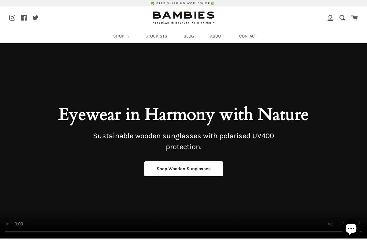 bambiesonline.com homepage screenshot