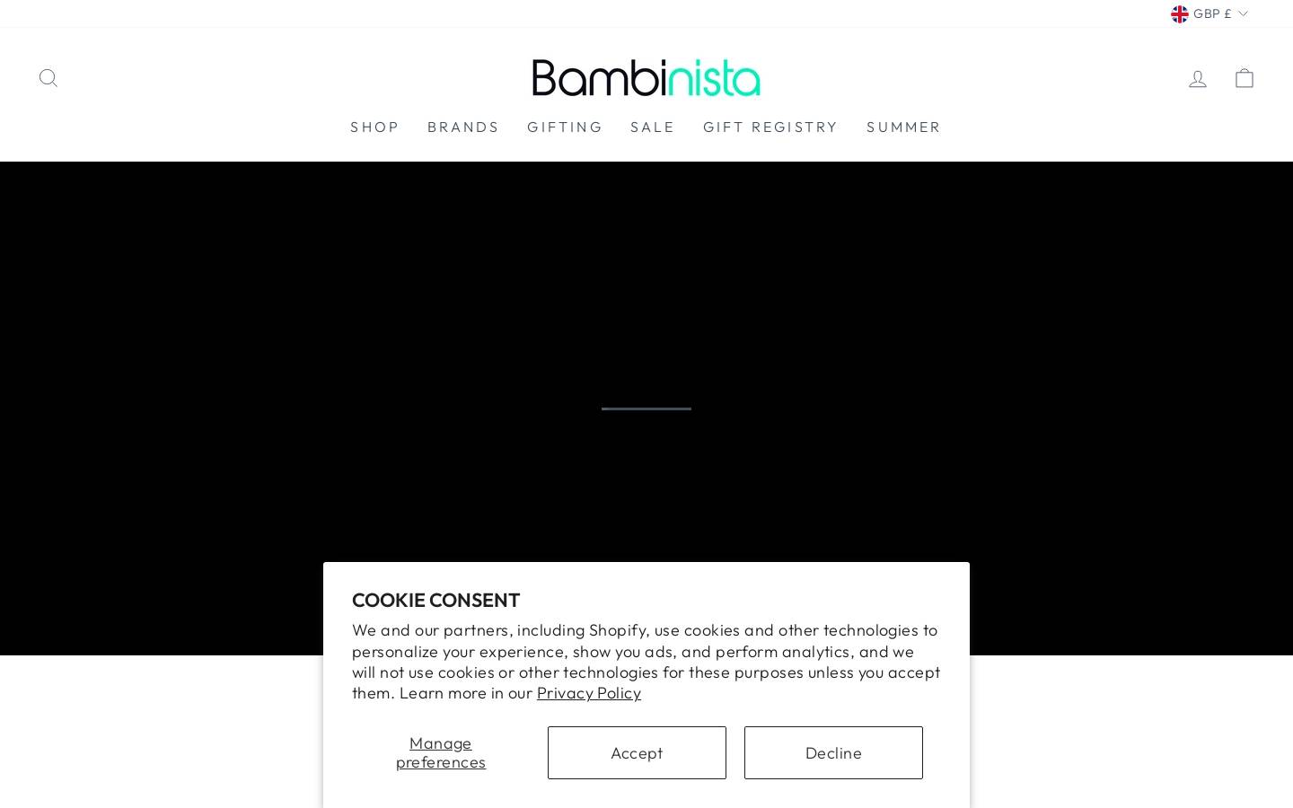 BAMBINISTA homepage screenshot