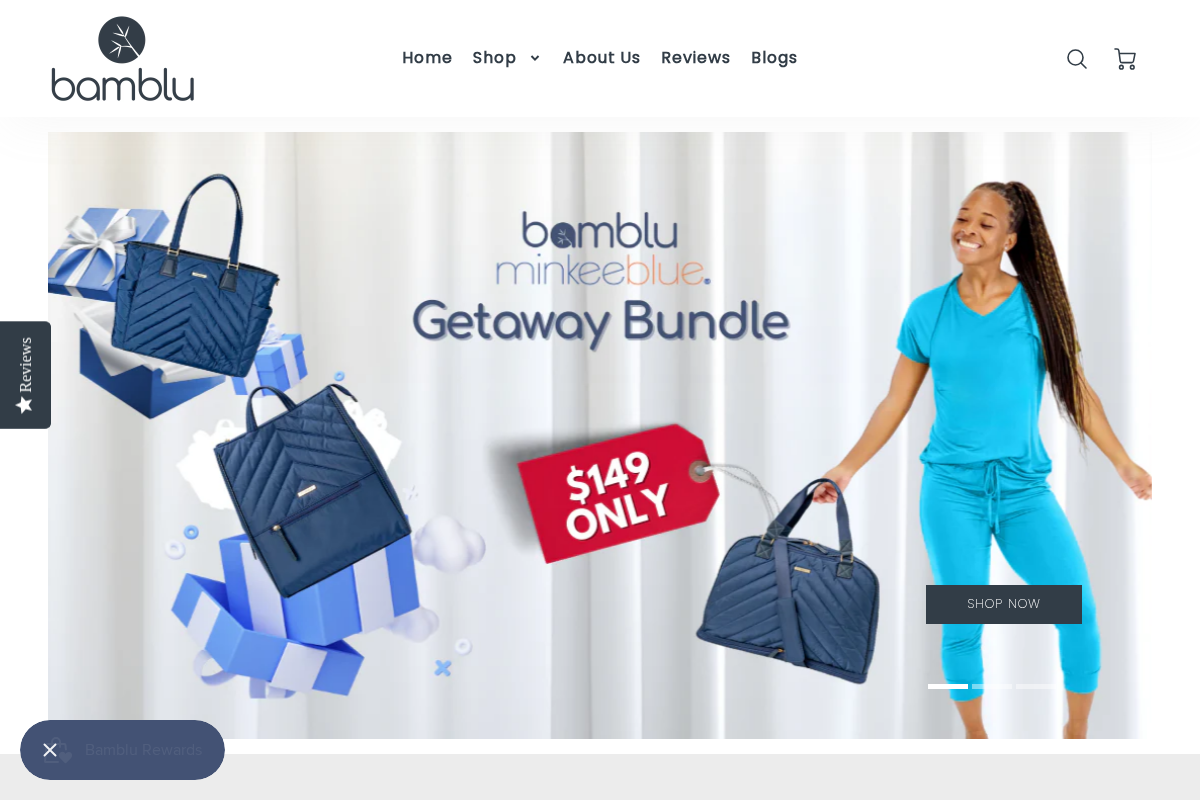 Bamblu homepage screenshot