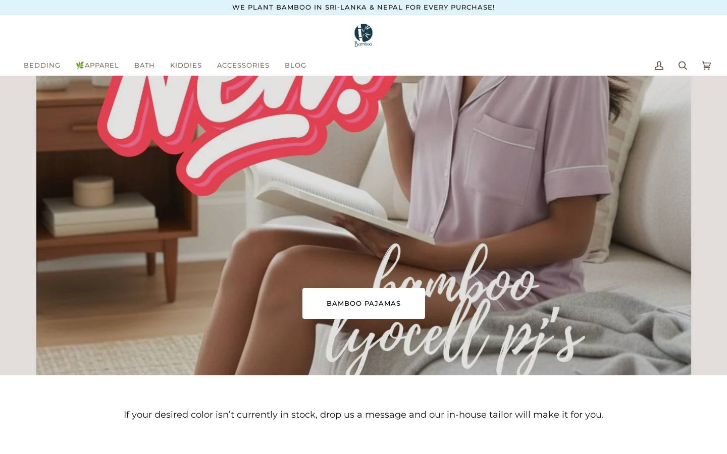 bamboahome.com homepage screenshot