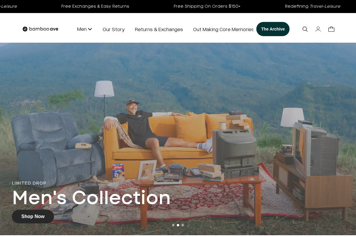 bambooave.com homepage screenshot