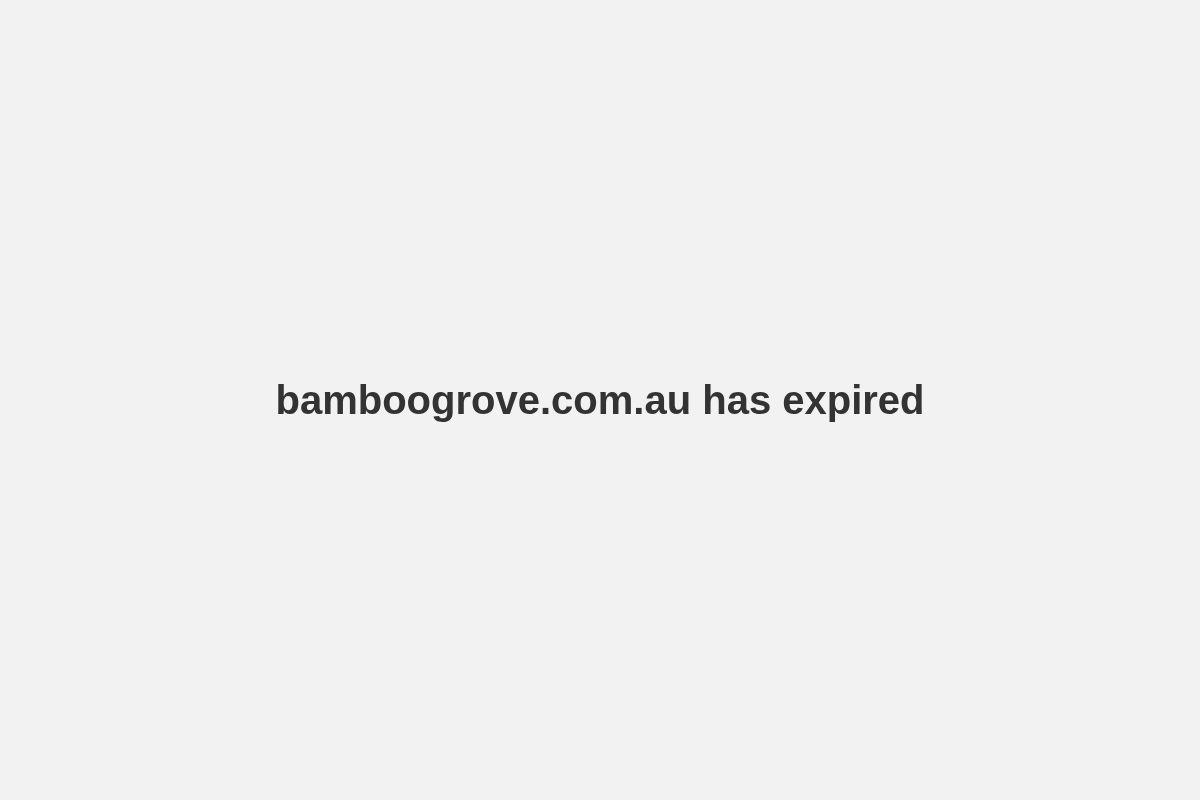 bamboogrove.com.au homepage screenshot