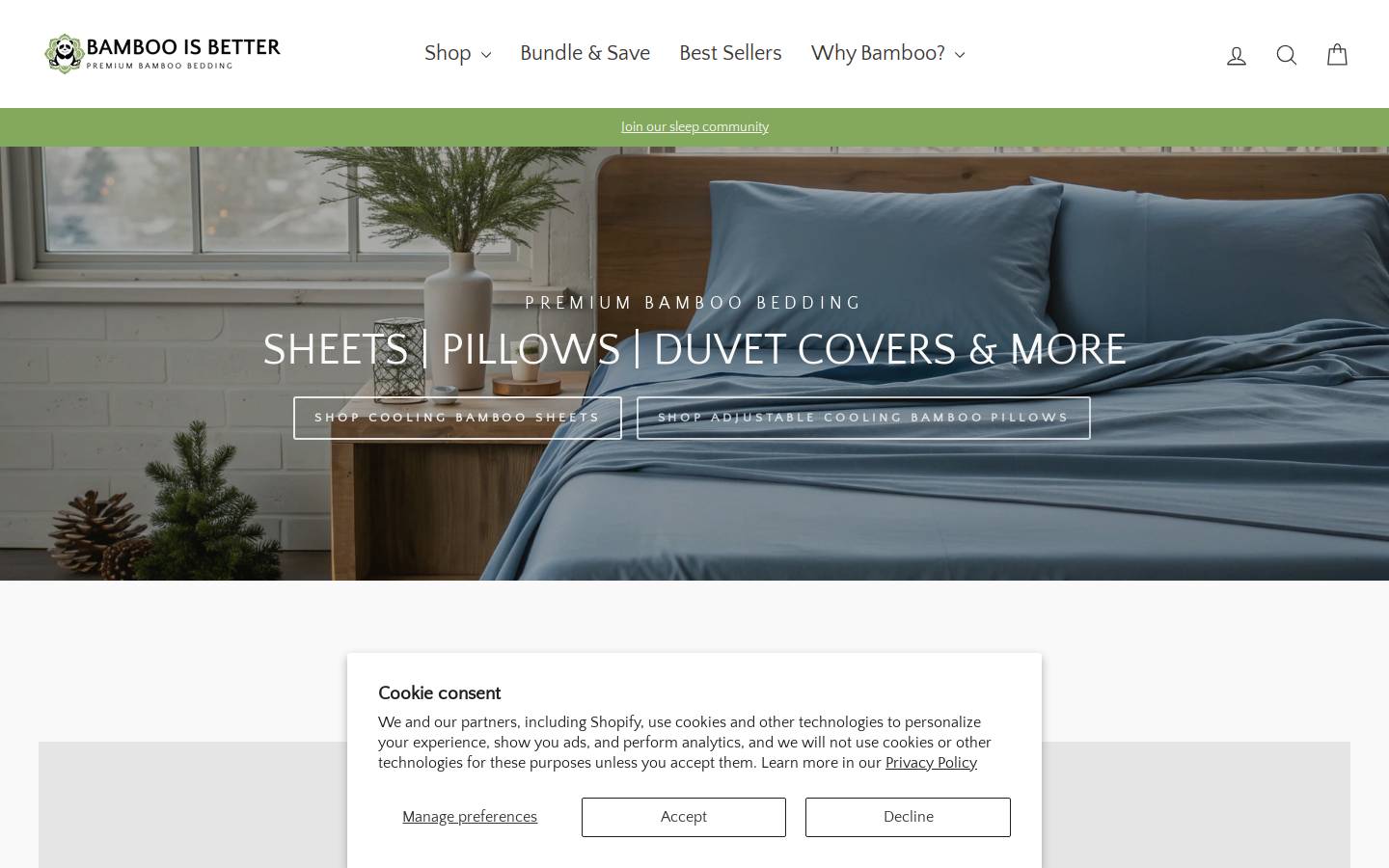 bambooisbetter.com homepage screenshot