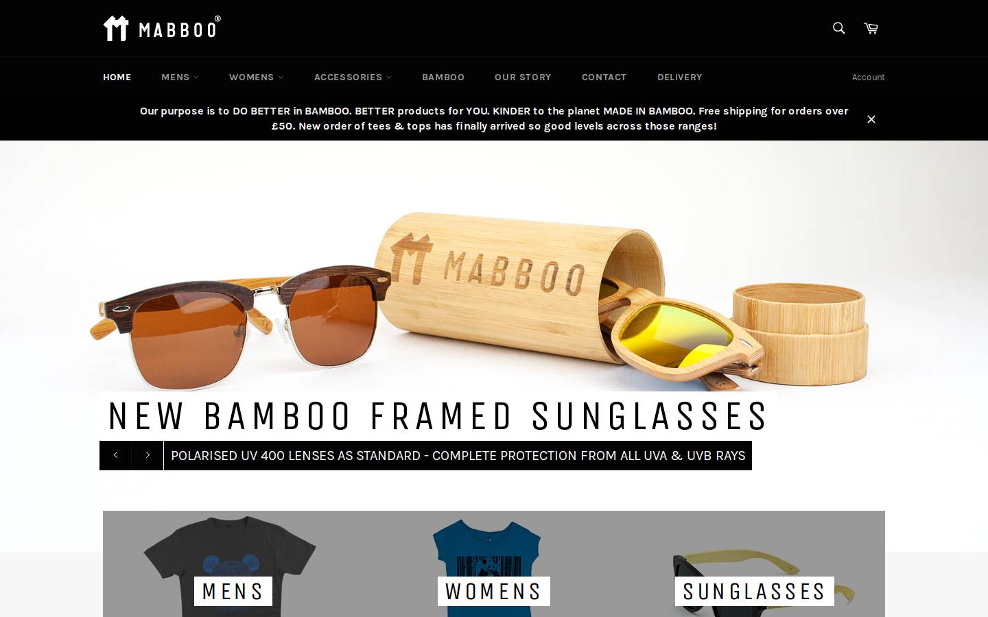 bamboolyocell.co.uk homepage screenshot