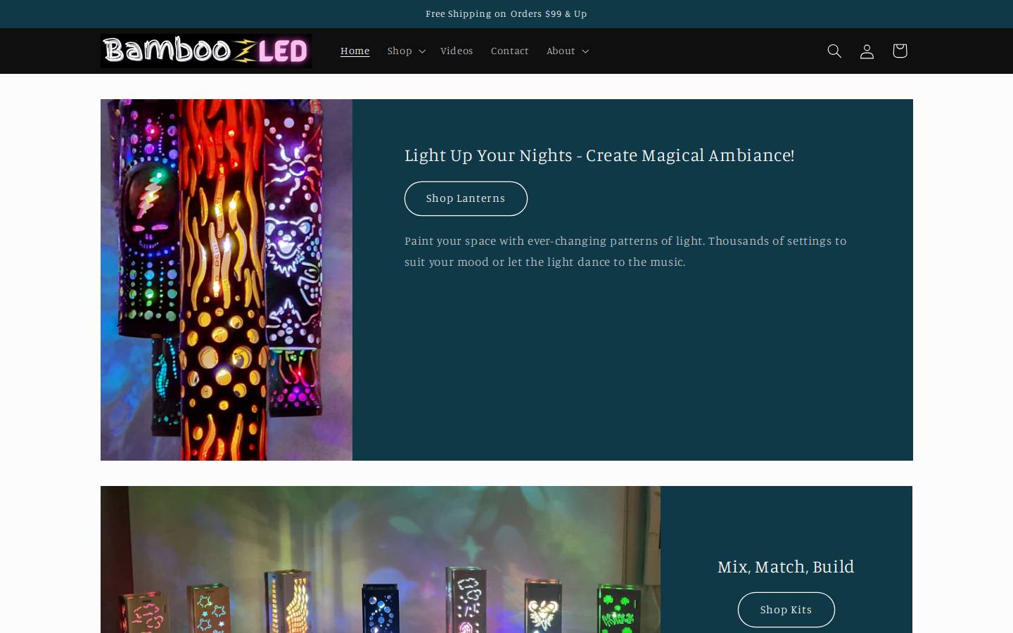 bamboozledlights.com homepage screenshot