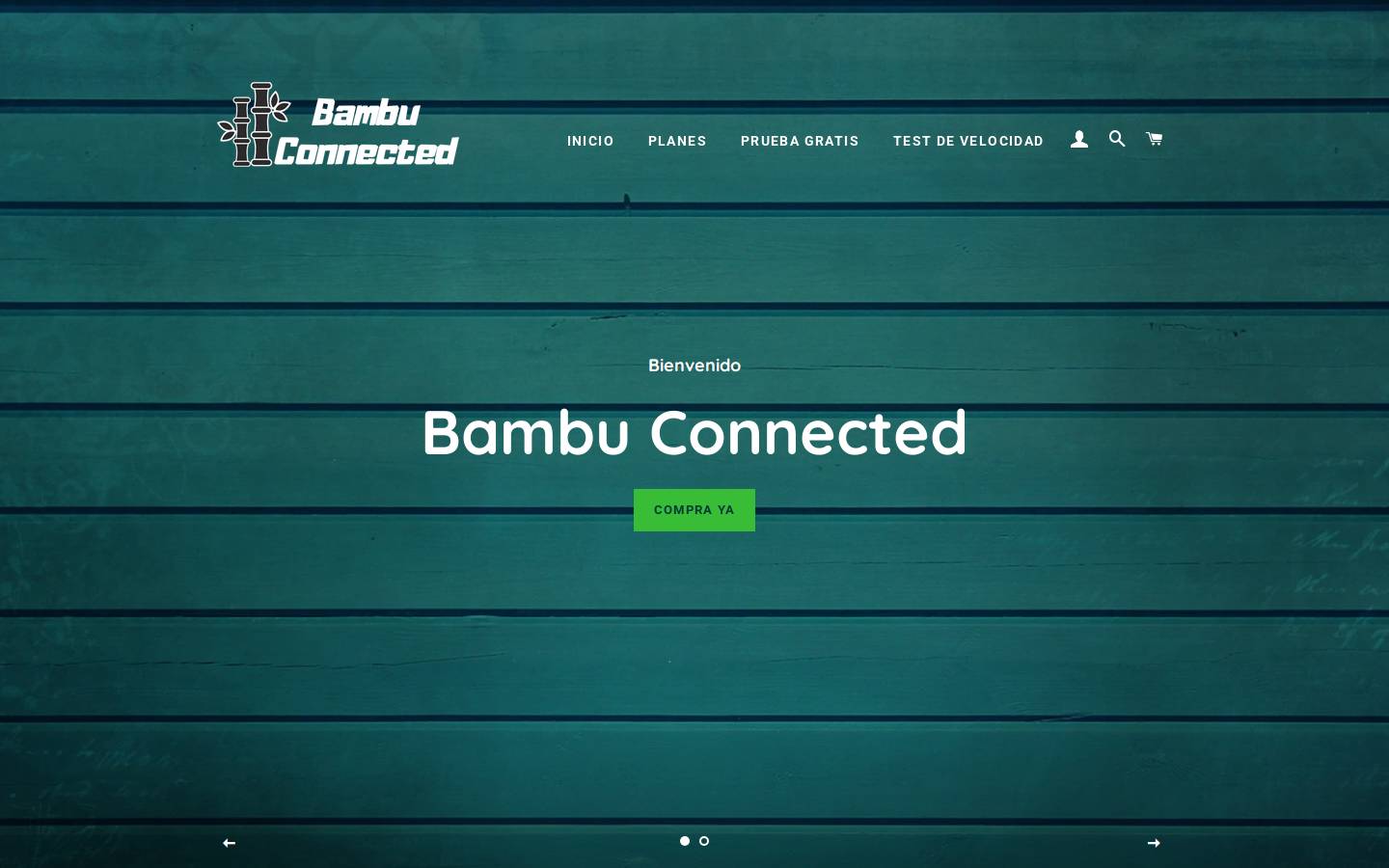 bambuconnected.com homepage screenshot