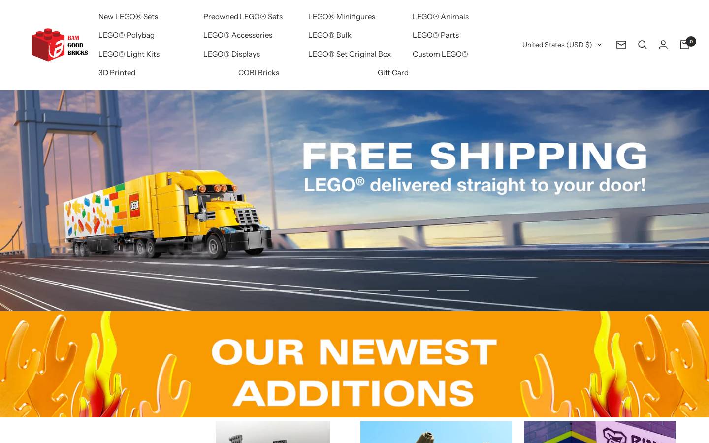 bamgoodbricks.com homepage screenshot