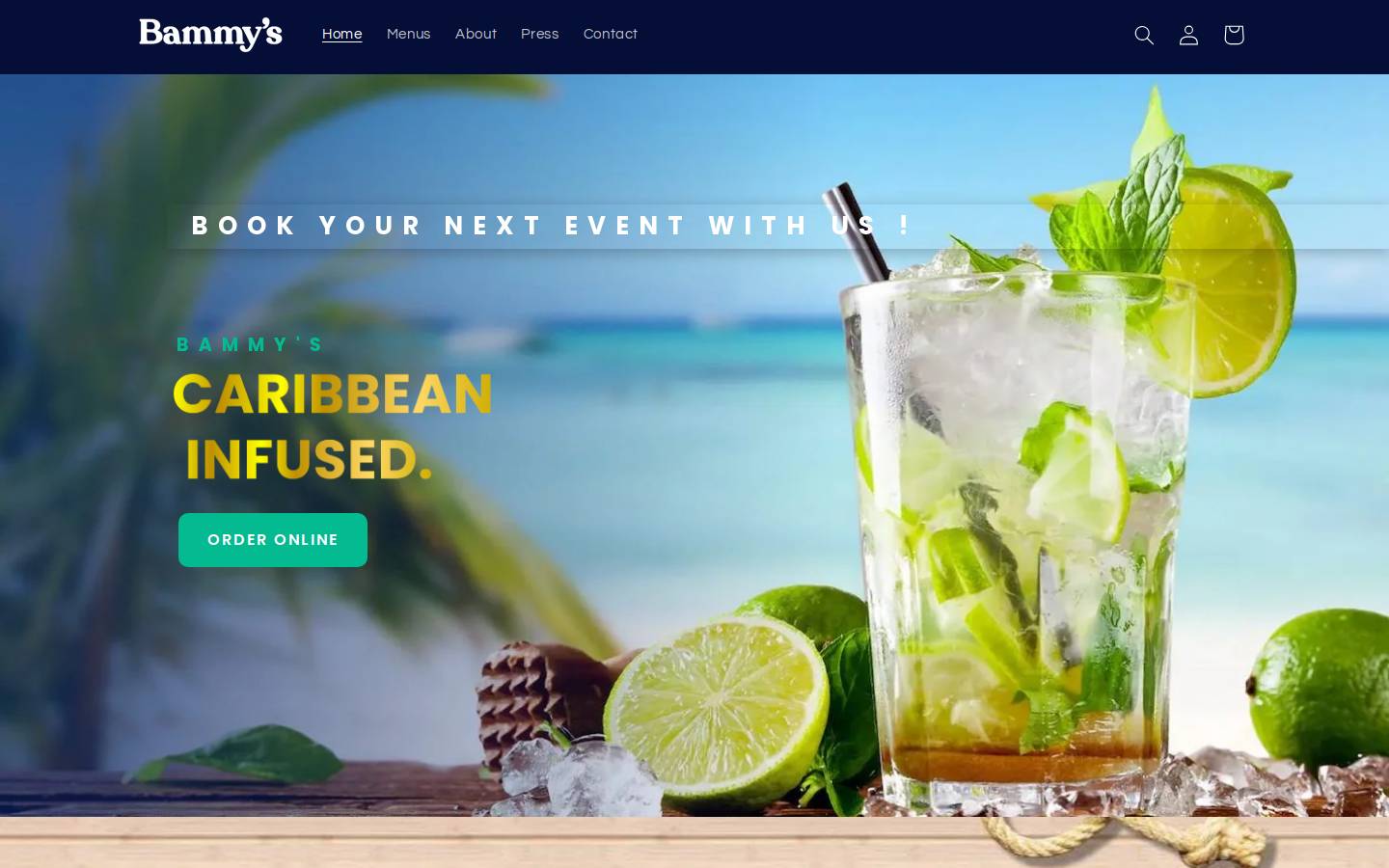 bammysdc.com homepage screenshot