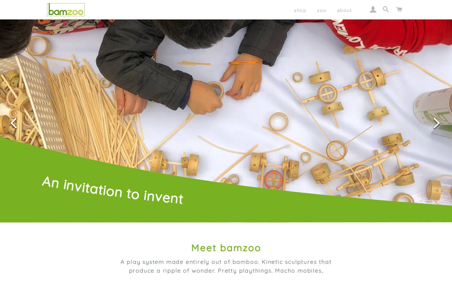 bamzoo.toys homepage screenshot