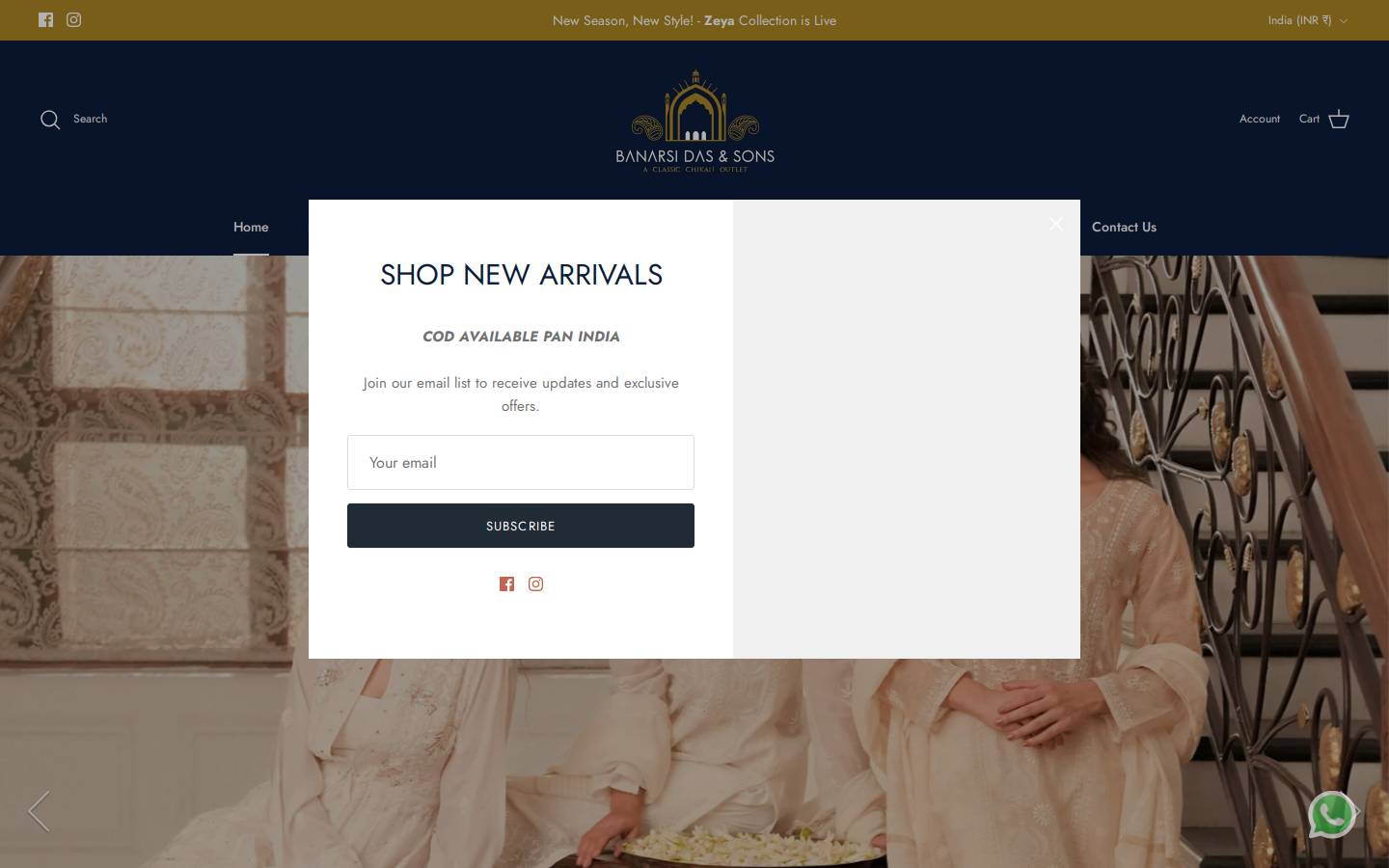 banarsidasandsons.com homepage screenshot